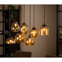 ZI Hanging lamp 4+3L mix gold